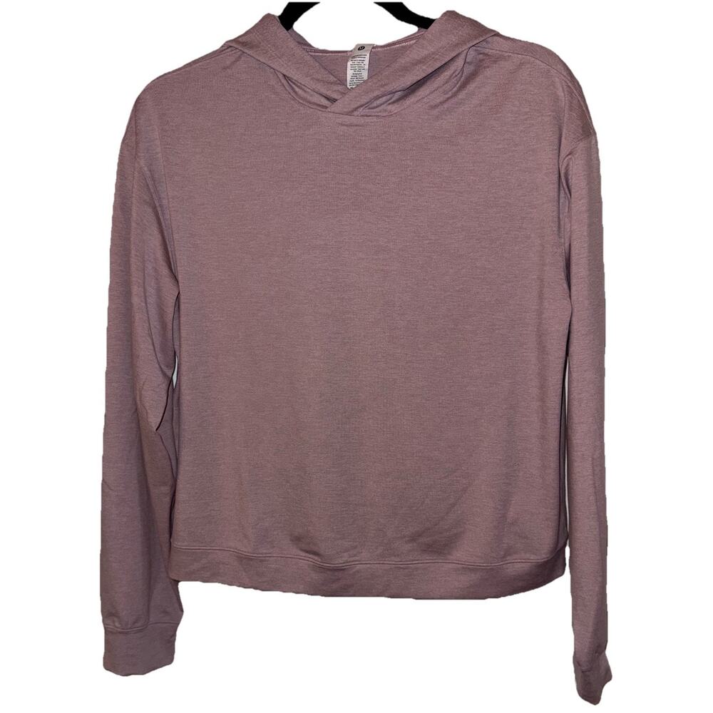 Lululemon For Peloton Lightweight Pullover Hoodie Dusty PinkWomens Sz. 6